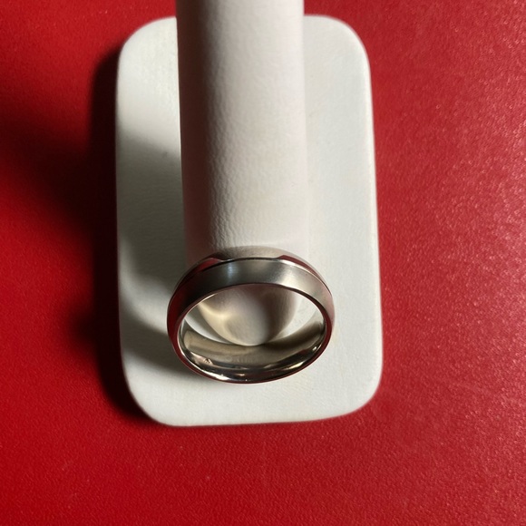 COPY - Titanium band “Classic style” Size 9.5. 7 cm  1/2 satin matte & polished… - Picture 8 of 8